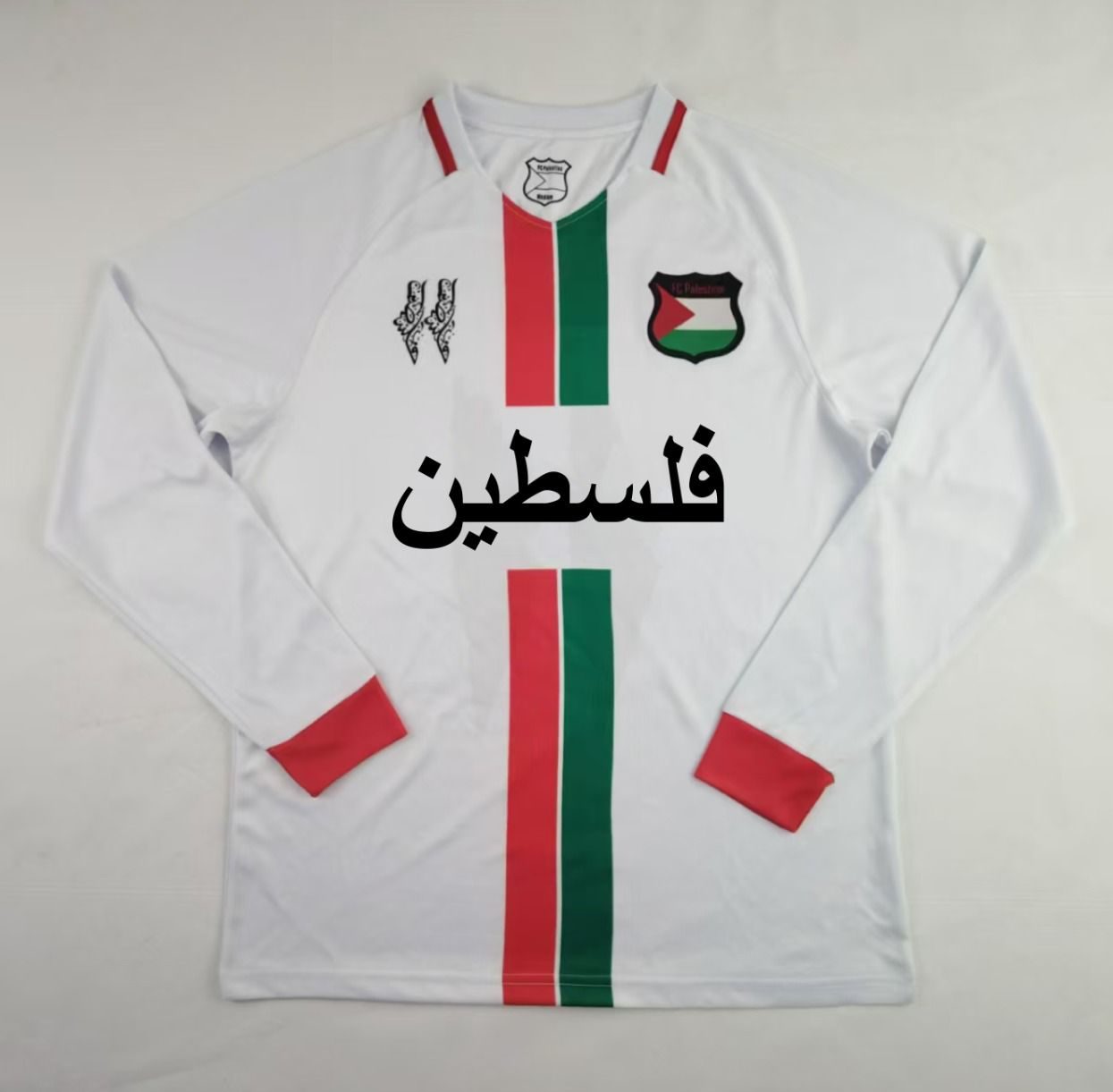 Palestina Fotbolls Jersey- Long Sleeve