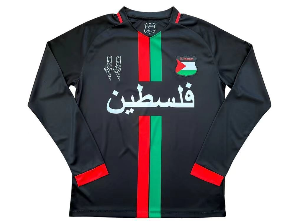 Palestina Fotbolls Jersey- Long Sleeve