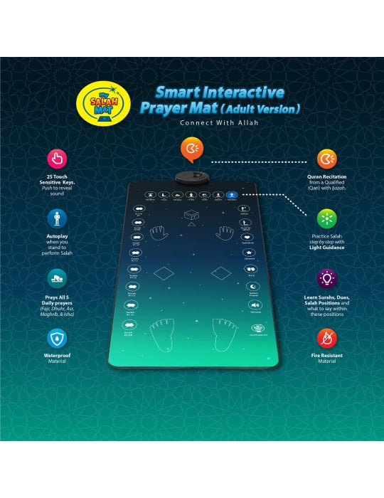 Intelligente elektronische Gebetsmatte für Erwachsene