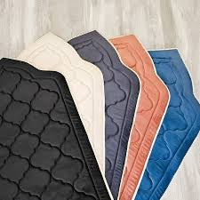 Präglad Lyxig  Böne Matta Anti-Slip