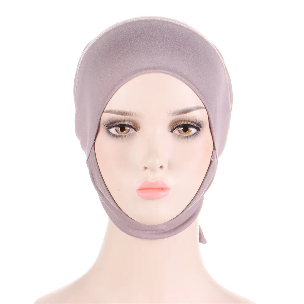 Multifärgad Elastisk Bandage Hijab