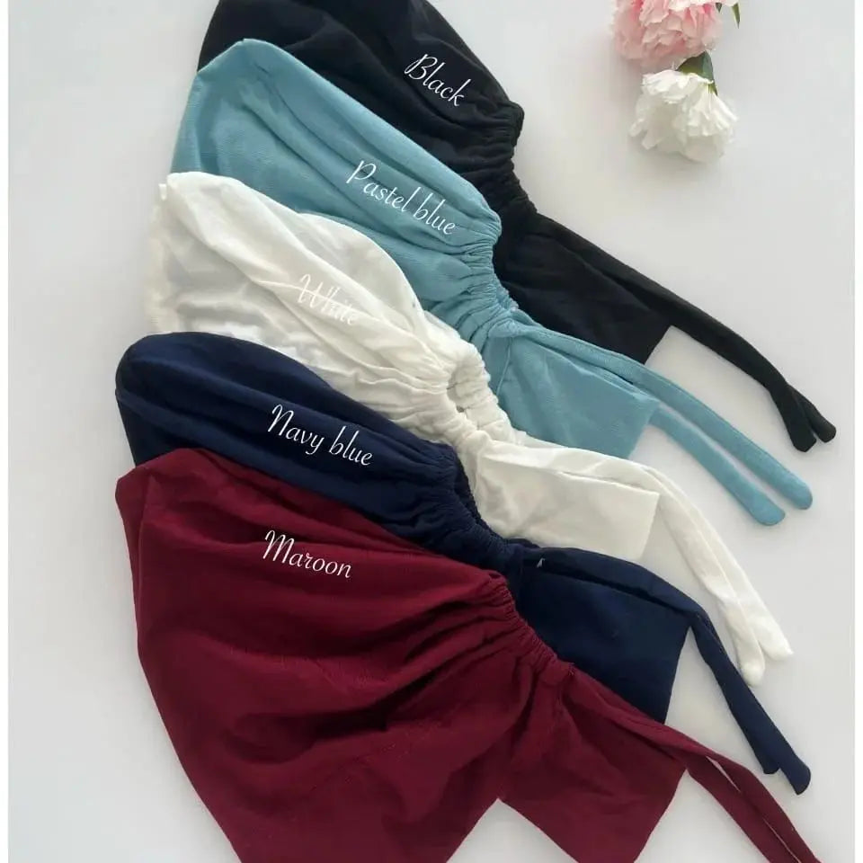 Multifärgad Elastisk Bandage Hijab