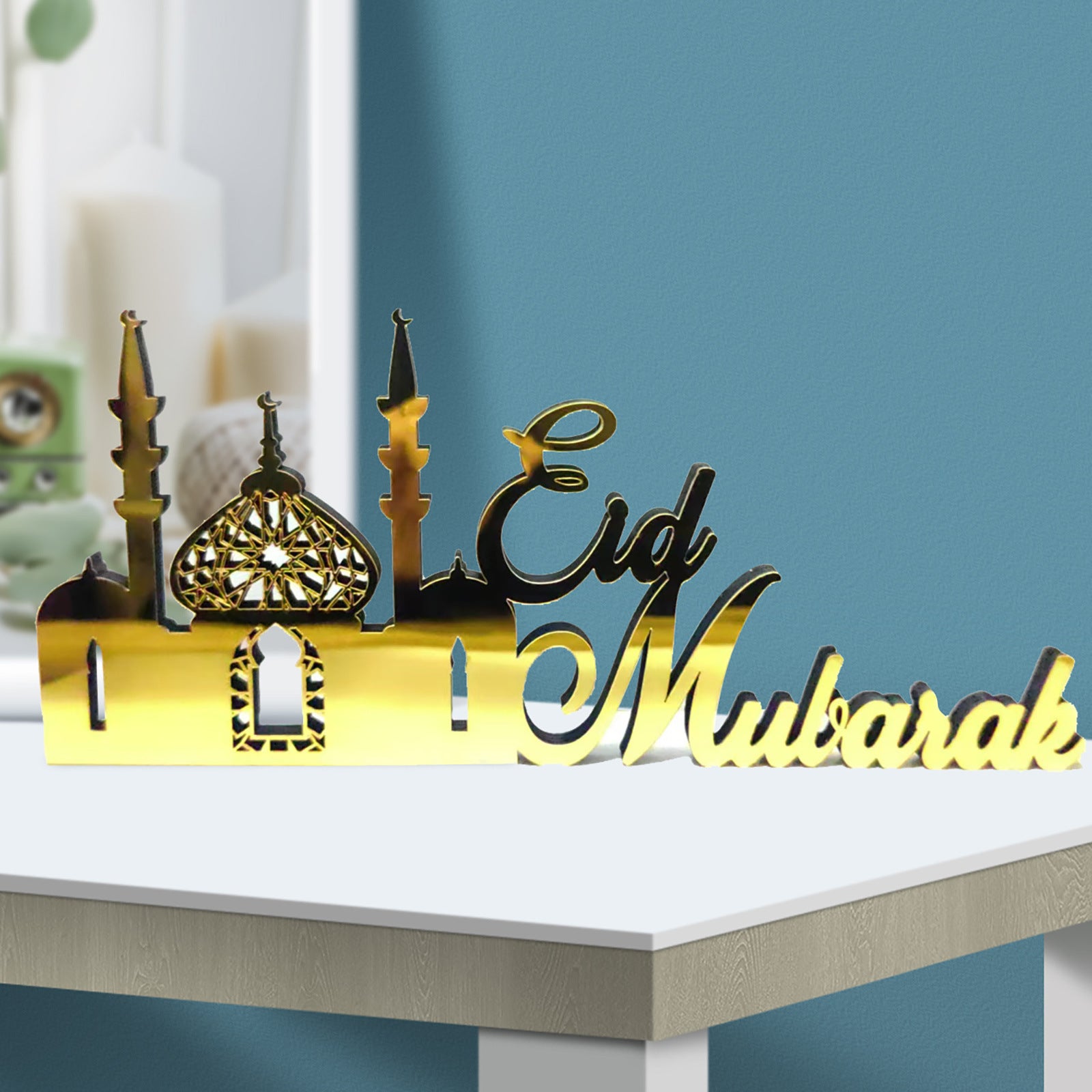 3D Akryl Bokstäver Eid/Ramadan Bokstäver Dekoration