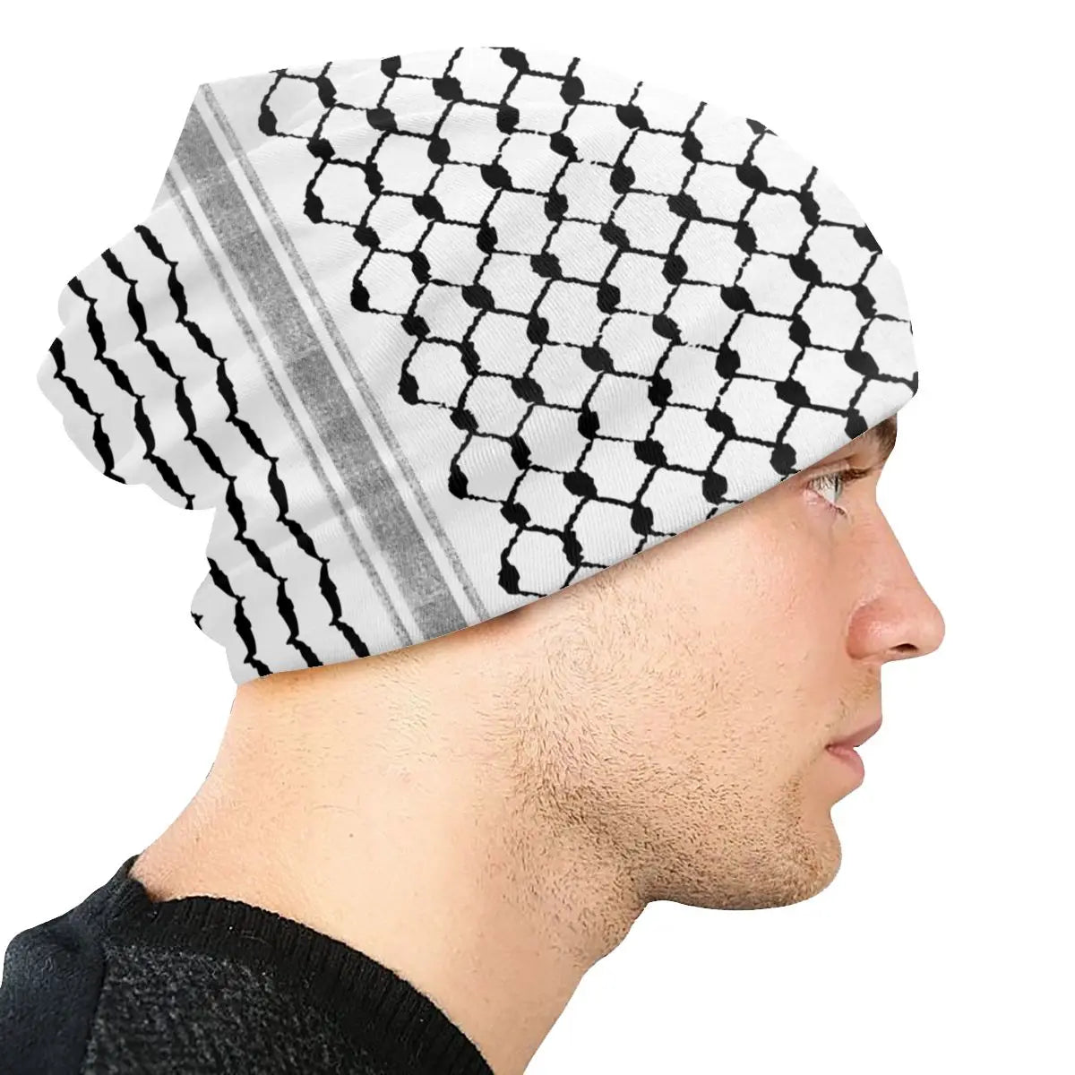 Palestinsk Keffiyeh Mössa