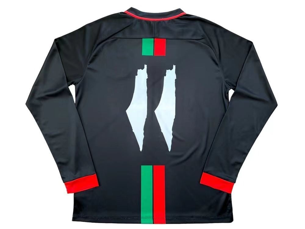 Palestina Fotbolls Jersey- Long Sleeve